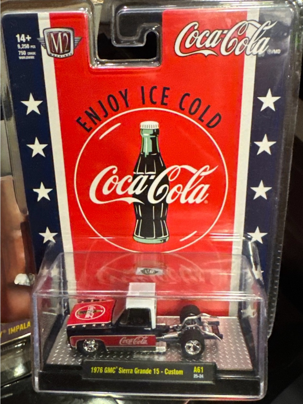 Coca-Cola Red & Black 1976 GMC Sierra Grande 15 Custom Toy Truck